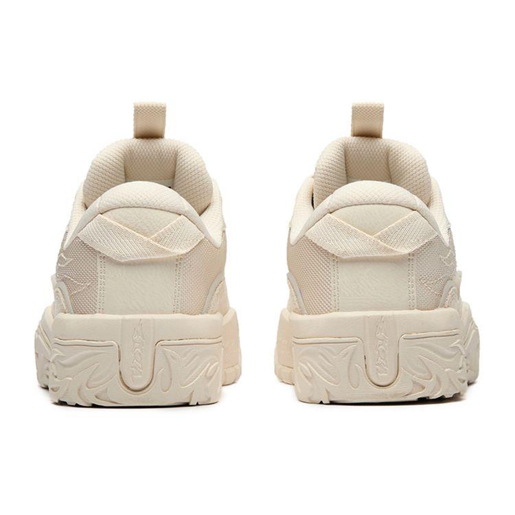 Anta Горячие толстые подошвы модные нескользящие прочные низкие кроссовки для скейтбординга женские кроссовки бежевые 922238083-2