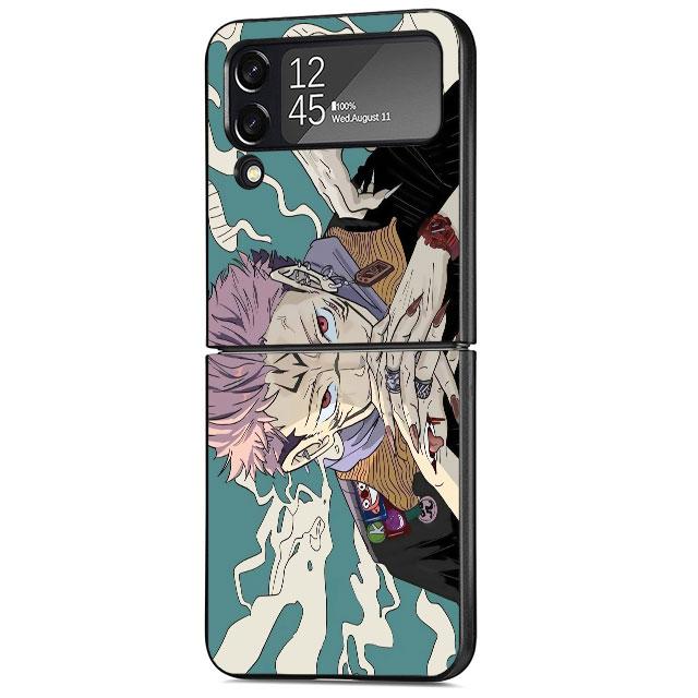 Чехол для Samsung Galaxy ZFlip Z Flip 3 5G Z Flip 4 ZFlip3 zflip ZFlip4 Flip3 Жесткий ПК с принтом Jujutsu Kaisen