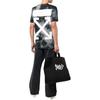 OFF WHITE Футболка с коротким рукавом с принтом «Стрела Tie Dye Over Ska» OMAA027F22JER0190701