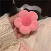 Розовая шкатулка для украшений для девочек из бархата для хранения сережек и колец