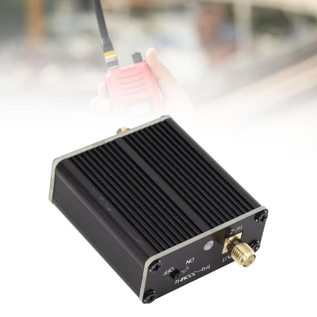 Высокоимпедансный усилитель, Профессиональный Hi Z усилитель для кольцевой антенны и антенны-петли для SDR, Встроенный литий-ионный аккумулятор 600 мАч