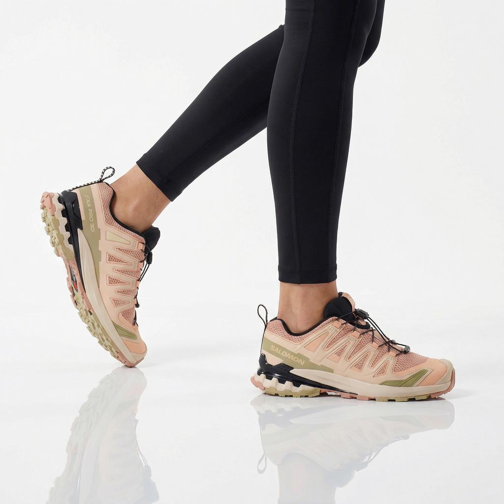 SALOMON XA PRO 3D V9 W - Женские походные кроссовки для трейлраннинга Розовые 475891 ОРИГИНАЛ