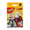 Mattel Игра UNO Uno Dragon Ball Z Карточная игра Party Game для 2-10 игроков Возраст 7+ HGJ78