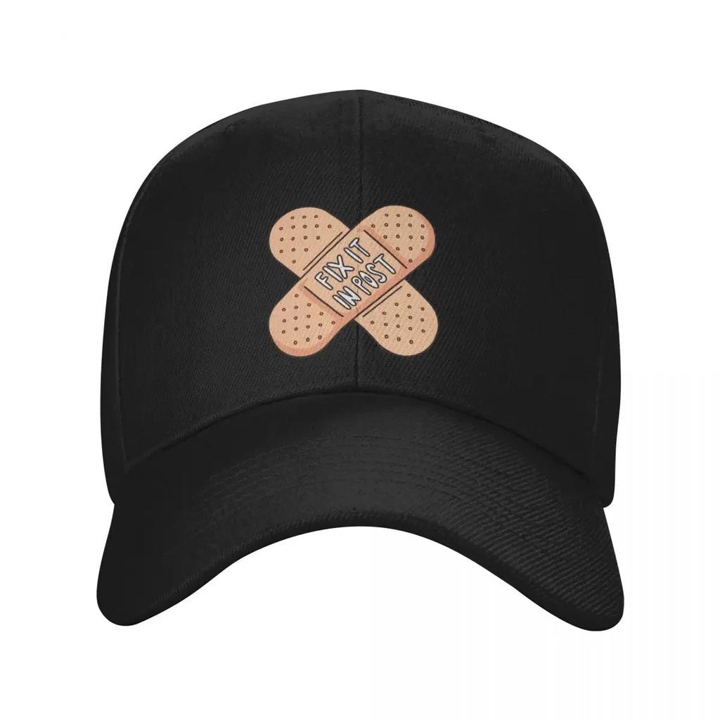 Fix it in Post Baseball Cap custom Hat funny hat Military Tactical Cap Elegant Womens Hats Unisexs