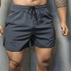 Sports Fitness Ice Silk Shorts Summer Men's Short-Length Pants Quick-Drying Breathable Stretch Muscle-Type Iron Dog Trendy Squat