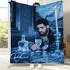 Rapper D-Drake Iceman Music 2026 Album Flannel Blanket Soft Throw Blanket Art For Home Decor Bedroom Bed Sofa Picnic Fans Gifts