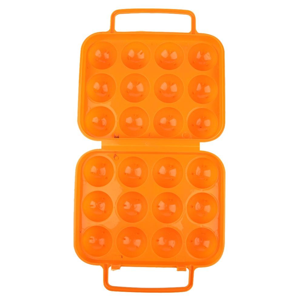 2PCS Compact Egg Storage Box 12-Slot Eggs Holder Household Storage Egg Tray Kitchen Use