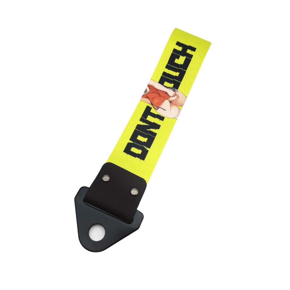 JDM Racing Culture Car Pendant Tow Strap Belt Tow Rope Ribbon Trailer Rope Bumper Towing Strap FOR Red Sun Accessories