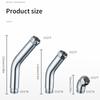 45 Degree Shower Arm Pipe Connectors for Handheld Shower Head Stainless Steel Elbow Adapter with Polished Chromes