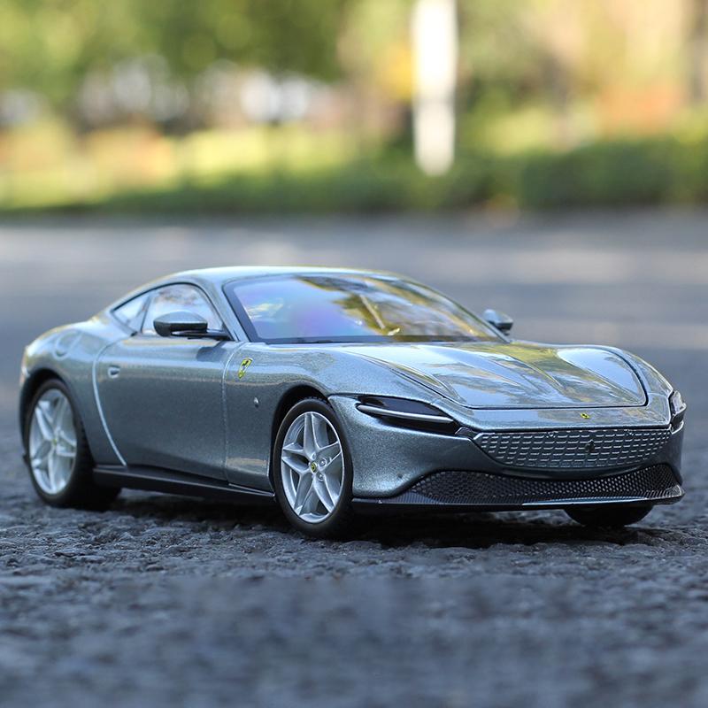 Bburago 1:24 Ferrari Roma Supercar Alloy Car Diecasts & Toy Vehicles Car Model Miniature Scale Model Car For Children