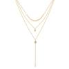 ORSA JEWELS Изысканное многослойное колье из стерлингового серебра 925 пробы для женщин, штабелируемое, летнее, сексуальное, чокер, аксессуар для украшений BQN35