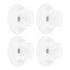 4 Pcs Sponge Holder Suction Cup Design Easy Installation Sponge Organizer Fixing Bracket for