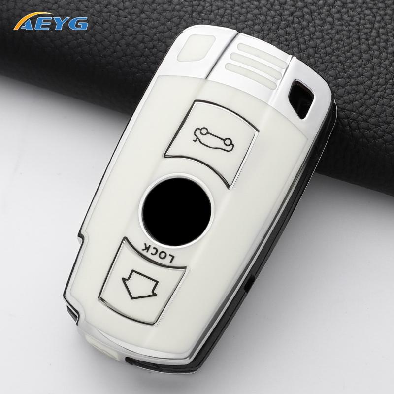 Car Key Case Cover Shell Fob For BMW X5 E53 X3 F83 E46 E39 E38 E60 E63 E61 E64 Series 3 5 7 330i Z3 Z4 E85 E86 M5 325i key chain