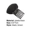 Sponge Comb Self Adhesive Multi-purpose Plastic Hairdressing Hair Head Perfect Puff Cushion for