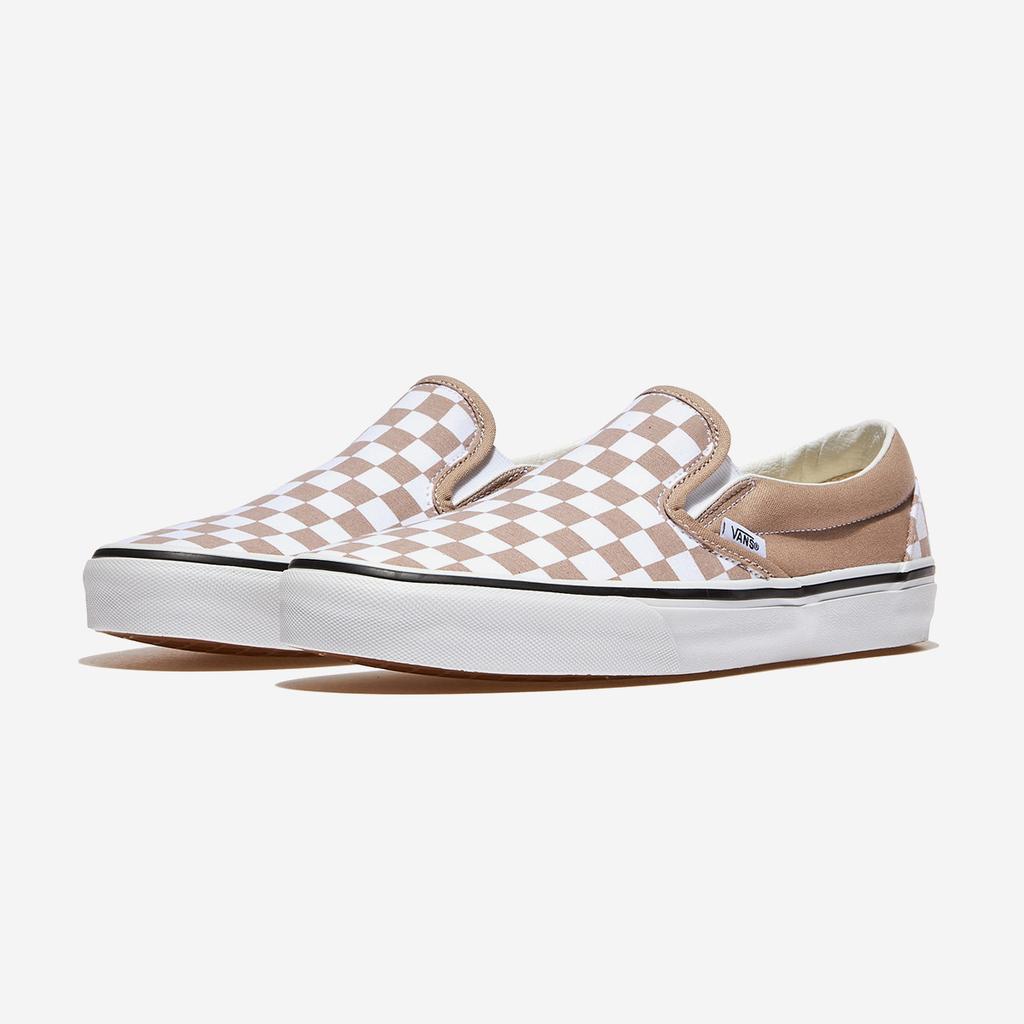 Vans Классические туфли-лодочки - Color Theory Checkerboard Warm Taupe, VN000D6YE2V, 1010111661, популярная корейская обувь