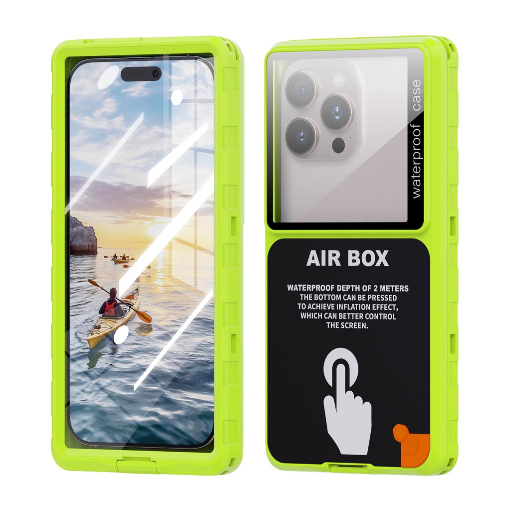 Universal OPPO Waterproof Sports Design Phone Pouch Clear Window for 6.9 Inch Shockproof Dustproof Case for Outdoor Activities