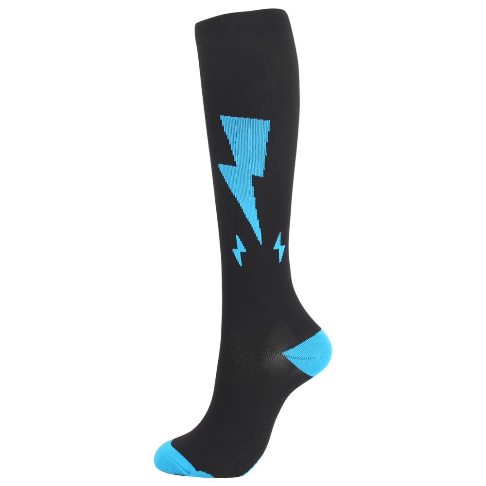 HYSAIXIA Compression Socks Funny Pattern Animals Sheep Monkey Music Cat Men Women Pressure Stockings Knee High Run Sport Socks