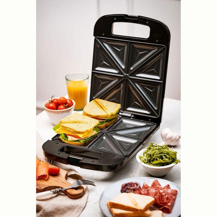 Электрический прибор для 8 треугольных сэндвичей, Антипригарные пластины Adler AD3055 2000 Вт 02031