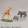 Kaiyodo ART PLA Zookeeper and Baby Gorilla Unpainted and Unassembled Plastic Model AP004B Set, 1/35 Scale, Kit, 6-Piece Box,