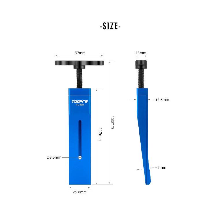 TOOPRE Bicycle Hydraulic Oil Disc Brake Piston Reset Tool MTB Road Bike Oil Disc Brake Caliper Piston Reset Installation Tools