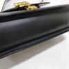 [Pre-Owned] Sylvie Gold Buckle Striped Webbing Thin Shoulder Strap Shoulder Crossbody Handbag Small - Good #152JXSZ