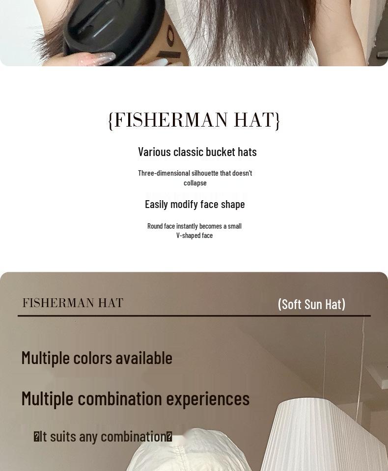 Wrinkled Drawstring Bucket Hat: 2025 Summer Style, Lightweight, Cool Fabric, Easy To Carry, Sunshade & Sunscreen.