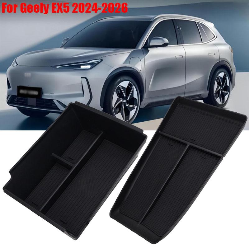 Автомобильный ящик для хранения для Geely Ex5 Для Galaxy E5 E245 E.Mas 7 Грязезащитные боксы для подлокотника центральной консоли Автоаксессуары
