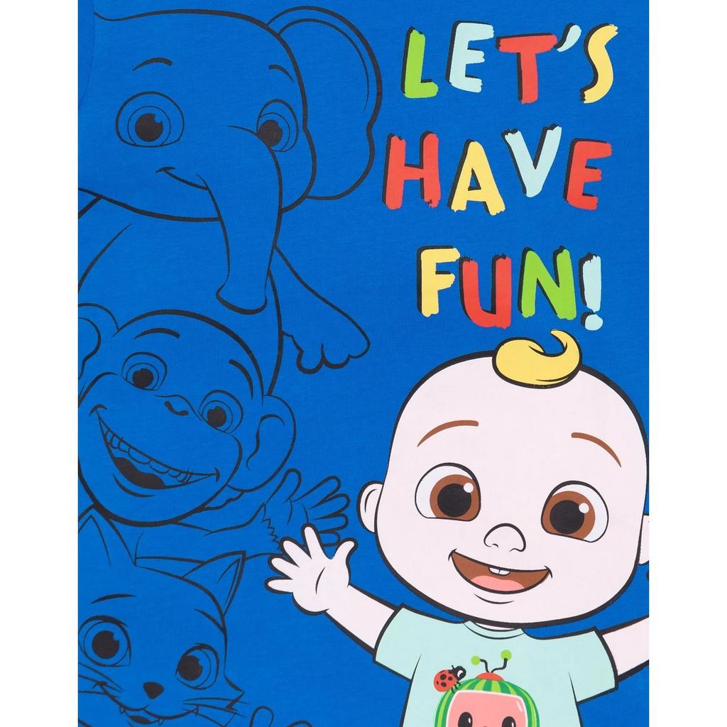 Футболка с короткими рукавами Cocomelon Baby Boys LetÂ´s Have Fun Baby JJ