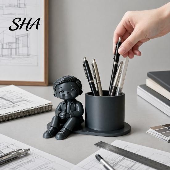 Utility Knife Holder 3D Printed Pen Holder, Creative Desktop Organizer for Pencils Gel Pens Pencil Makeup Brushes, Storage Container Office And Study