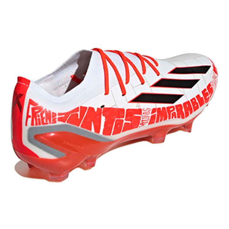 adidas X Speedportal Messi.1 FG White Solar Red Мужские кроссовки Cloud-White Core-Black GW8387