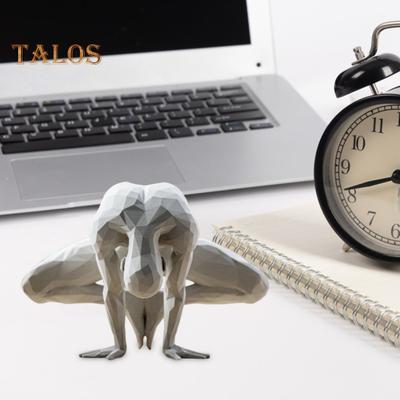 Фигурка человека-йога, абстрактная статуя йоги в позе Падмасана, настольная скульптура медитирующего человека для гостиной, декор комнаты для йоги