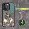 Чехол для телефона S-Santoro G-Gorjuss для iPhone 16,15,14,13,12,11,Pro,Max,Plus,Mini,SE Магнитная беспроводная зарядка MagSafe