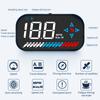 ZQKJ GM7 Head Up Display GPS для всех автомобилей Охранная сигнализация HUD Спидометр Автоматический цифровой одометр скорости Компас Датчики Аксессуары