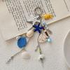 Conch Ocean Series Keychain Multi-Charm Bag Charm High-End Starfish Key Ring  Vacation