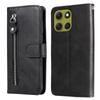 For Motorola Moto G86 Power 5G/G86 5G PU Leather Cases with Zipper Pocket Wallet Phone Cover Stand