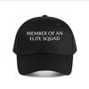 Elite Bold Text Edgy Minimalist Humor Themed Baseball Cap Fashion Outdoor Sports Sunhat Unisex Snapback Cap Womens