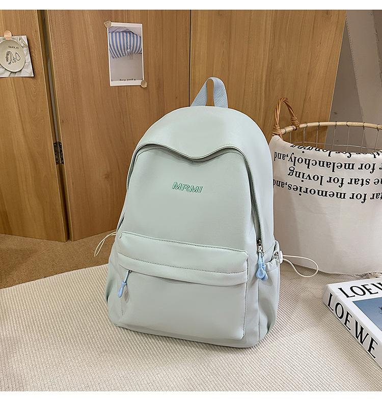 School Bag Niche Design Backpack Girls High Value Light Color School Bag Elementary School Students Versatile Large Capacity Backpack