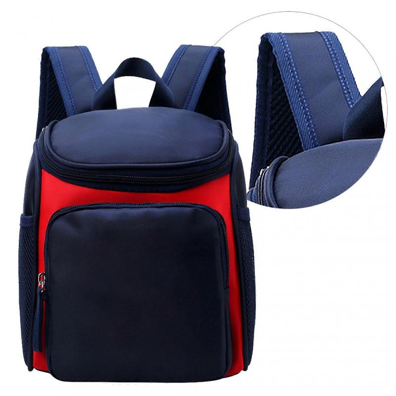 Fashionable Cute Cartoon Superman Kindergarten Kids Schoolbag Children Backpack (Dark Blue)