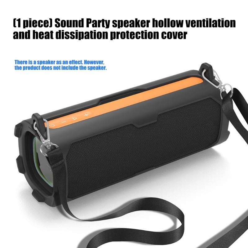 Мягкий Эластичный Силиконовый Чехол Для Кожи Для Sound Party Soundbox Сумка Через Плечо Покрытие 360 Градусов Легкий И Удобный Для Путешествий