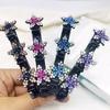 Crystal Star Hair Clip Fashionable Women Hair Barrettes Elegant Hair Pin for Women and Girls