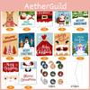 Festive Christmas Card Kit Party Planning Props With Stickers Envelopes And