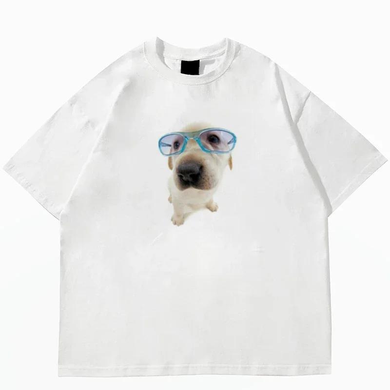 Top Style Noble Cat Love Music T-shirt Cute Cat Print Short Sleeve T-shirt Men's Harajuku Fashion Couple Loose Street Style Y2K