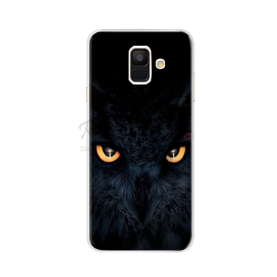 Для чехла Samsung A6 2018 Чехол A600F Мягкий Силикон ТПУ Задняя Крышка Чехол для Телефона Для Samsung Galaxy A6 Plus 2018 A605 A605F A 6 Чехол