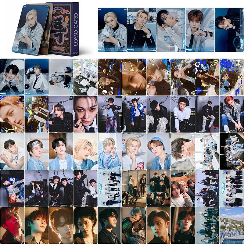 55pcs/set Kpop Stray Kids MAXIDENT Time Out CIRCUS NOEASY New Album Lomo Cards High Quality HD Double Side Print Photo Cards