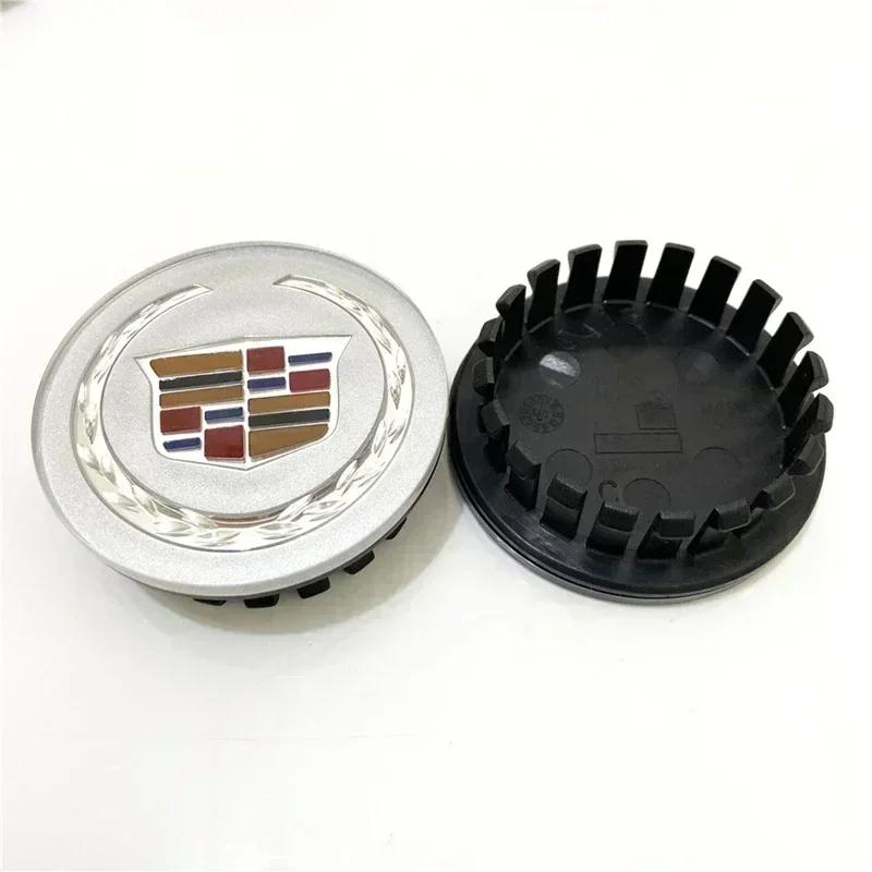 67mm Car Wheel Center Hub Cap Rim Cover Stickers for Cadillac CT5 STS XLR CT4 GT4 SLS SLR XT6 Escalade XT4 XT5 SRX XTS ELR BLS