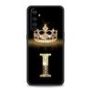 Diamond Crown Letter A For Realme GT Neo 2 3 3T Phone Case For Realme 10 9 8 5G 7 6 GT2 Pro Plus 9i 8i C21 C11 C25 C35 Cover