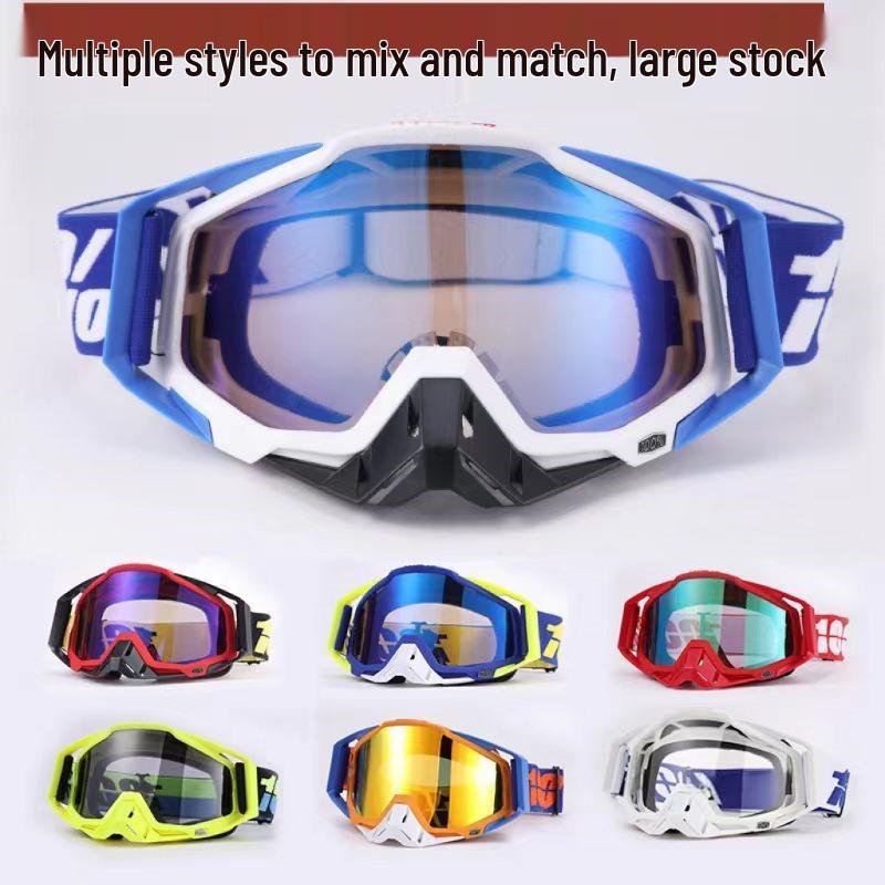 Ветрозащитные мотоциклетные и лыжные очки для использования за границей: 100% Внедорожная езда, катание на природе и защита при скоростном спуске