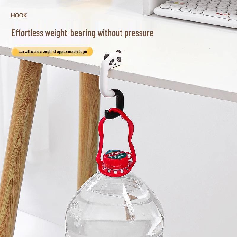 Portable No-Punch Desk Hook: Movable Backpack & Bag Hanger