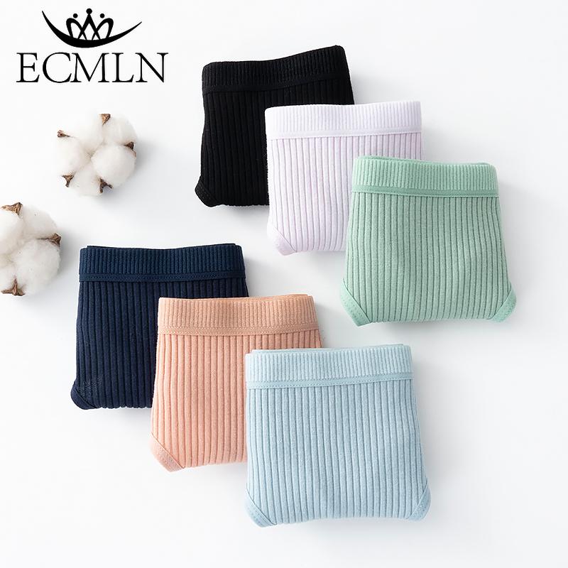 Женские хлопковые трусики с низкой талией в вертикальную полоску, простые удобные стринги, пригодное для носки нижнее белье на четыре сезона