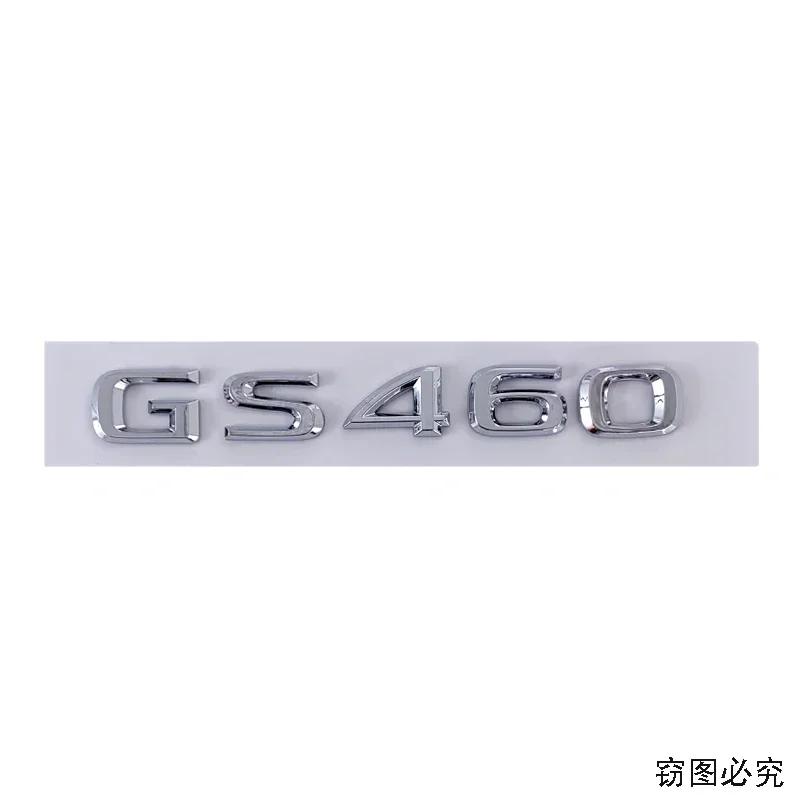FDL4 ABS Car Body Letter Sticker Decal Rear Trunk Badge Emblem Accessories for Lexus GS300 GS350 GS430 GS460 GS400